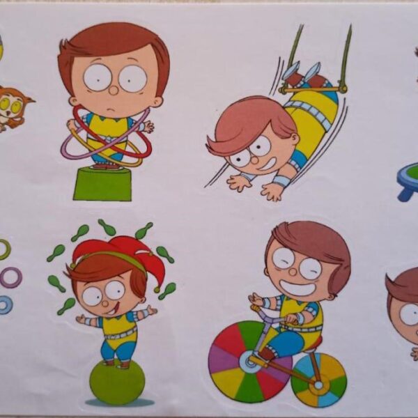 Dhuruv Cute Stickers Sheet