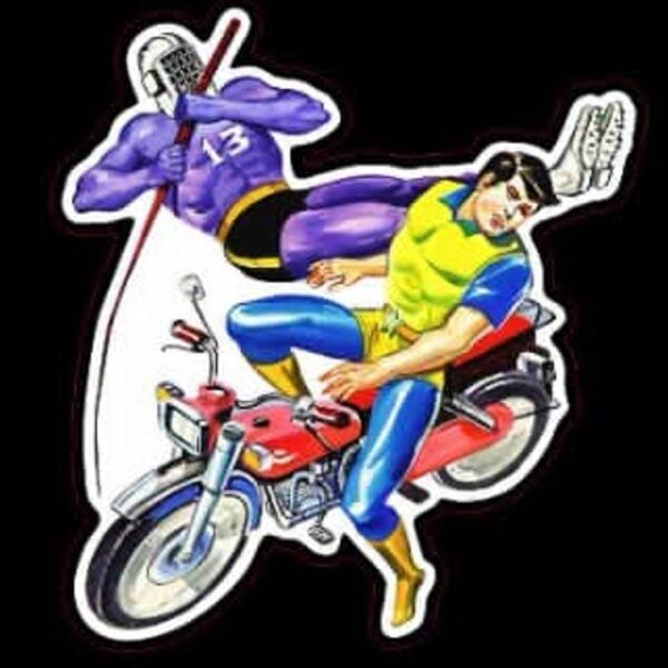 Dhruv Style 1 High Quality Wooden Megnet Sticker (MCG QUALITY)