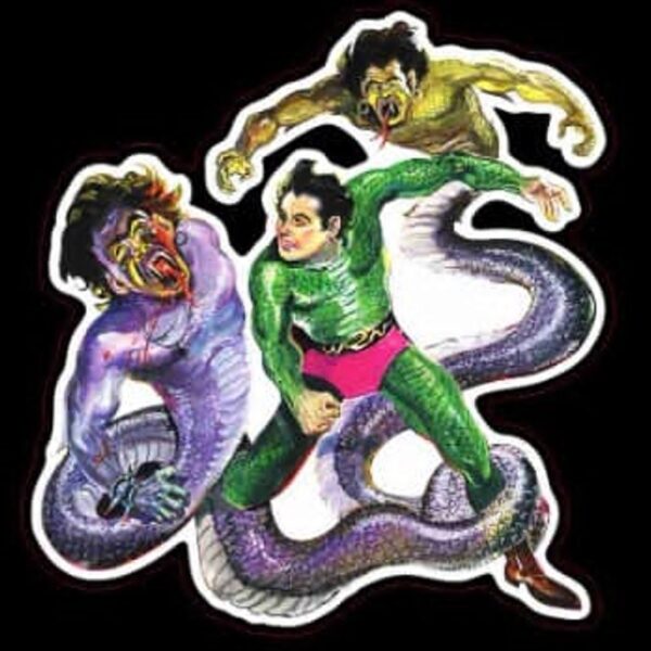 Nagraj Style 12 High Quality Wooden Megnet Sticker (MCG QUALITY)