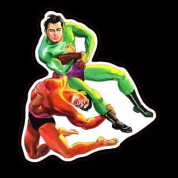 Nagraj Style 5 High Quality Wooden Megnet Sticker (MCG QUALITY)